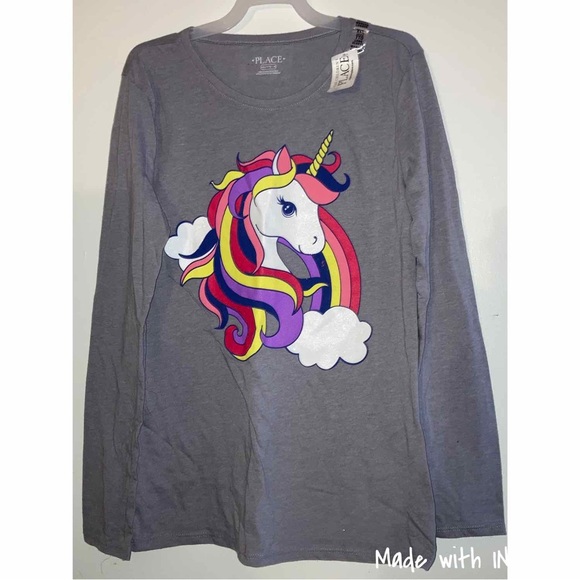 Girl’s Unicorn Shirt. - Picture 1 of 1